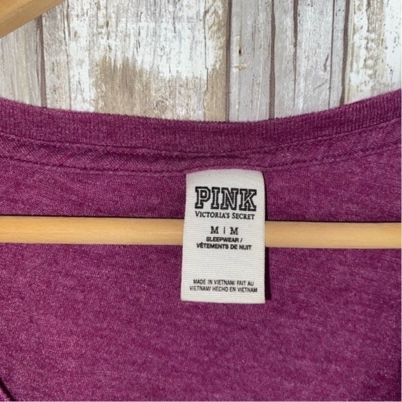 PINK VS Purple V Neck Tee - Picture 4 of 4